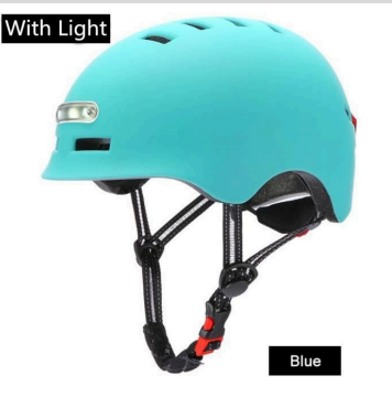 Casque avec LED avant et arrière