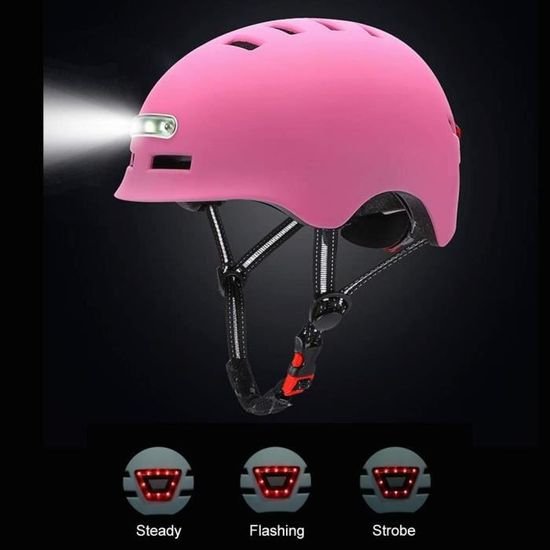 Casque avec LED (Rose)